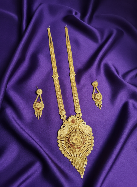 Long Rani Haar with Earrings LRH004