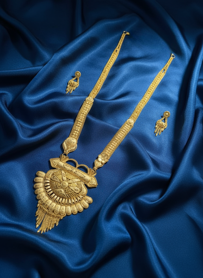 Long Rani Haar with Earrings LRH001