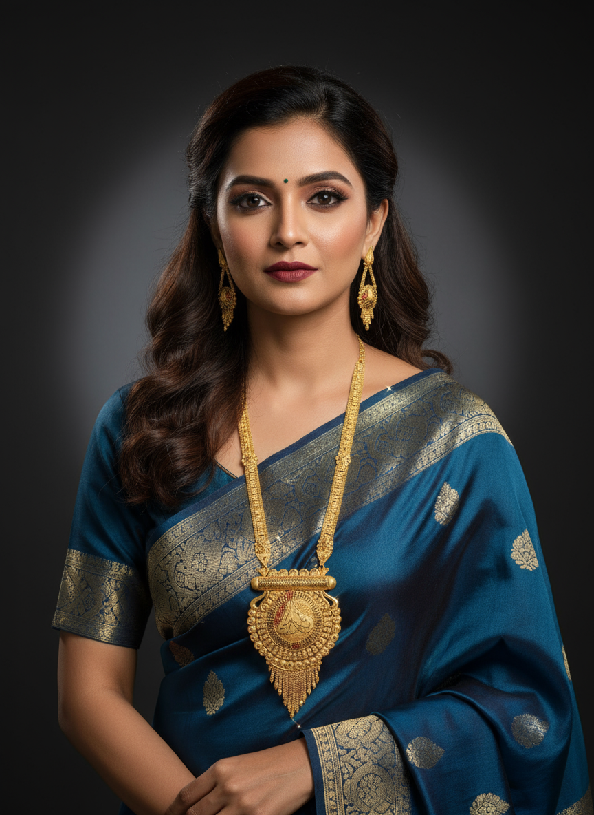 Long Rani Haar with Earrings LRH002