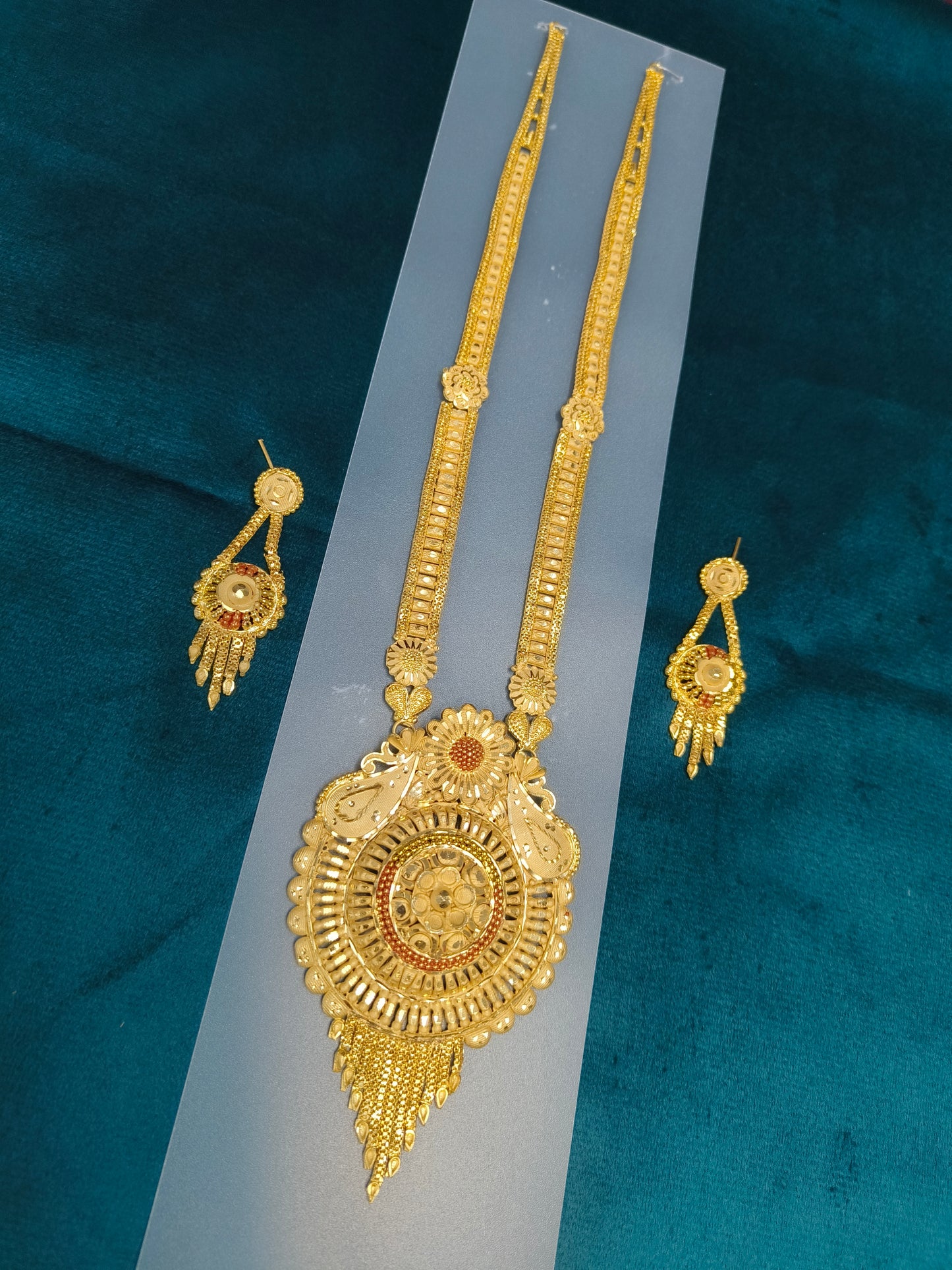 Long Rani Haar with Earrings LRH004